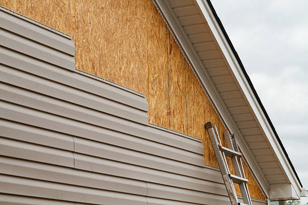 Professional Storm Damage Siding Repair technician working in Onancock, VA